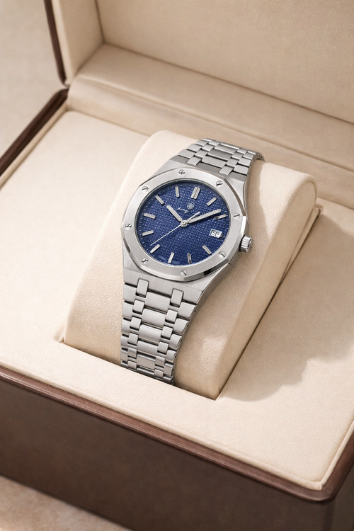 Acier Silver Octogonale