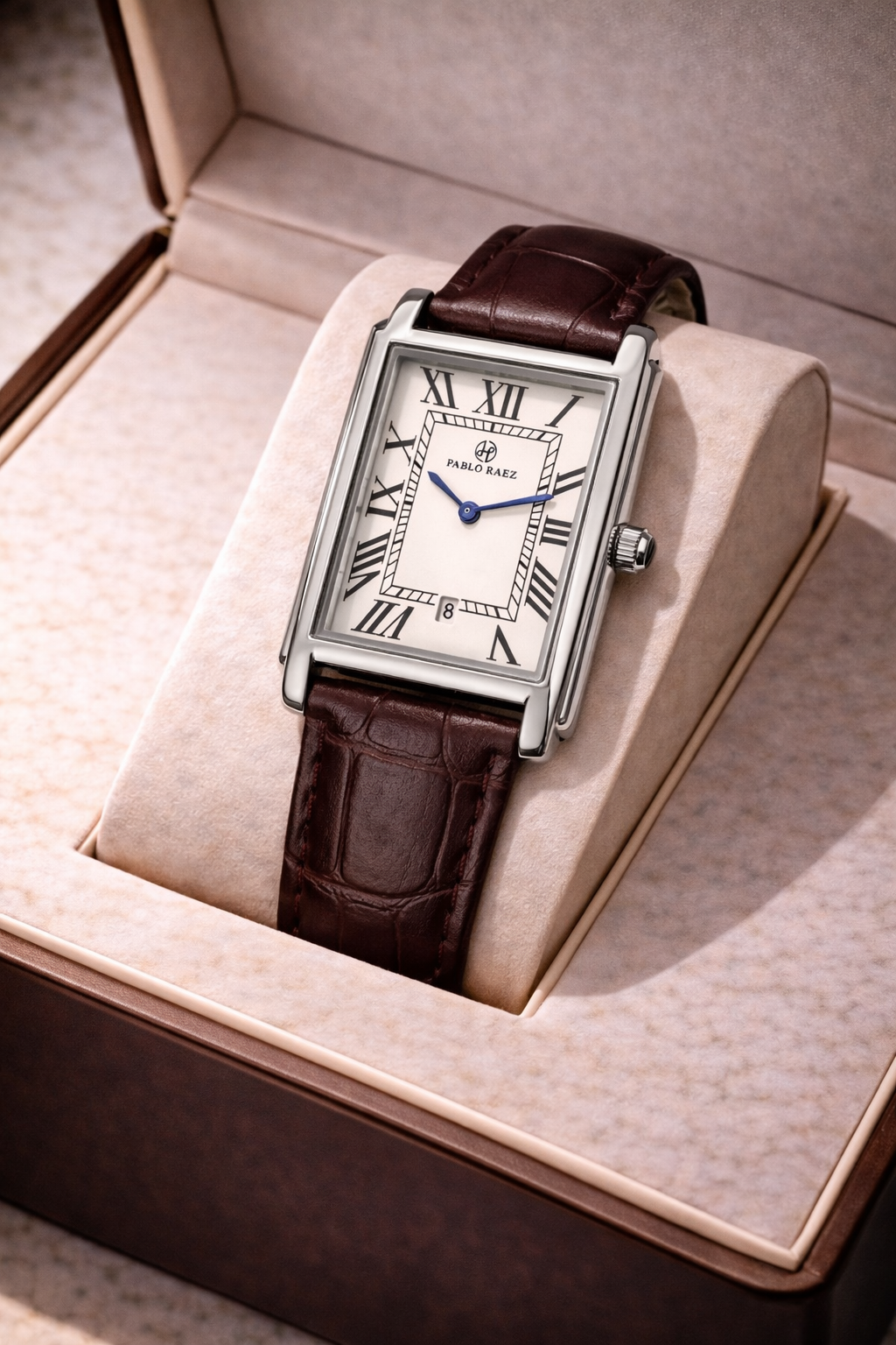 Rectangulaire cuir Homme